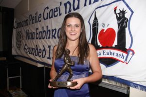 Sport Scholarship Student Kathryn Sullivan from Castlebar, Co Mayo has been named New York Ladies GAA “Player of the Year”.
