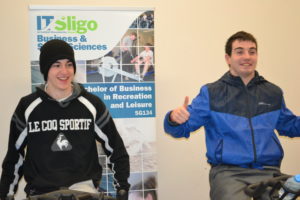 Mannion and Michael McMahon, both 1st year Recreation and Leisure students