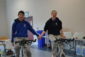 You gotta hand it to them - Cian Ryan and Deirdre Regan, both 1st year Recreation and Leisure. 
