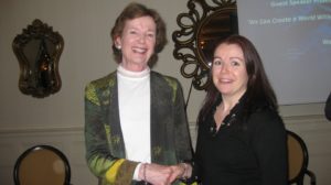 Mary Robinson & Erin McLoughlin