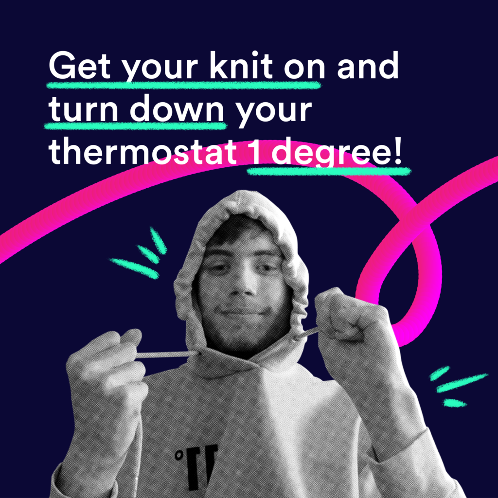 Get Your Knit On Campaign graphic