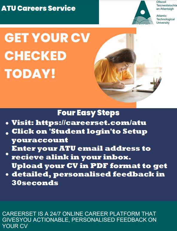 Get your CV checked today