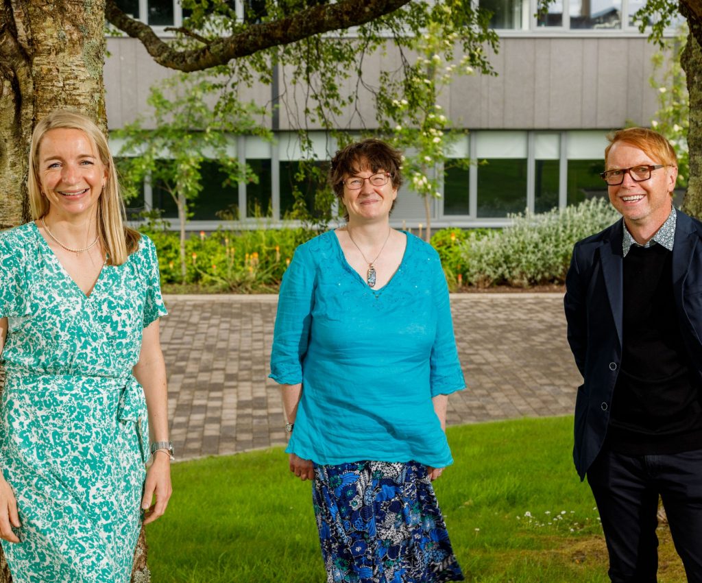 The Green Campus Team, Fiona Britton, Professor Frances Lucy and Declan Feeney at IT Sligo