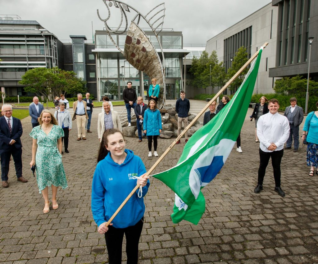 IT Sligo Raising the Green Flag 2021
