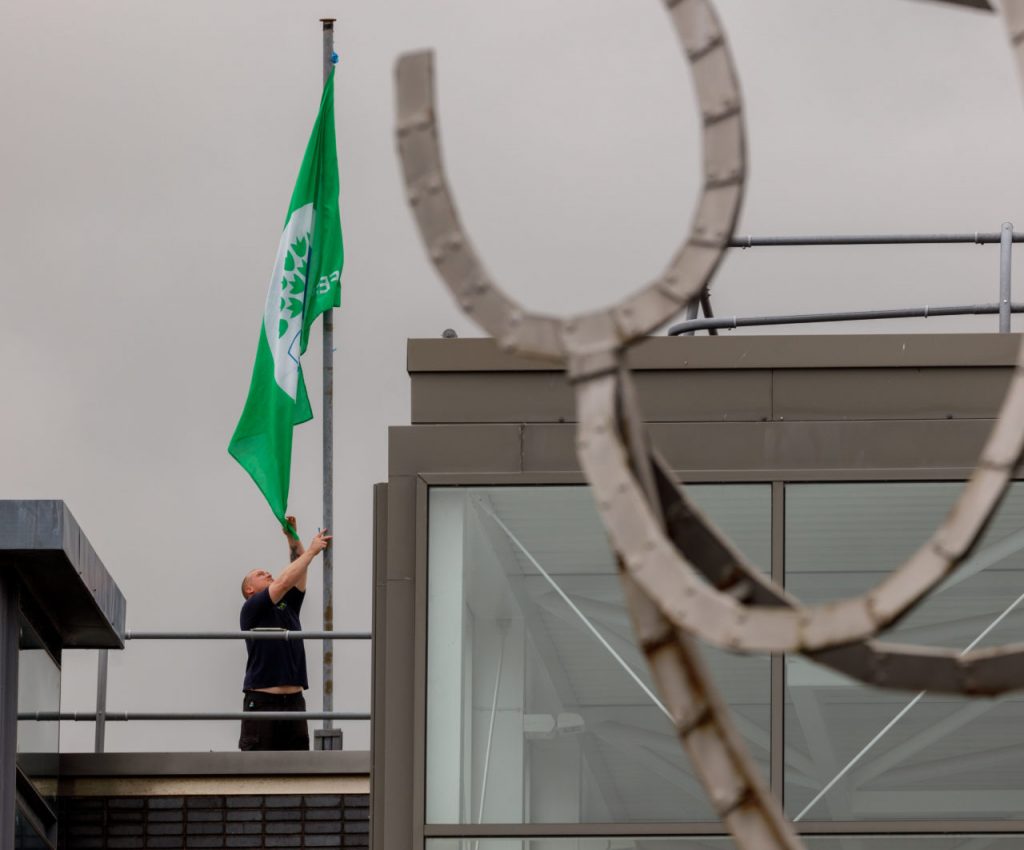 IT Sligo Green Flag Raised